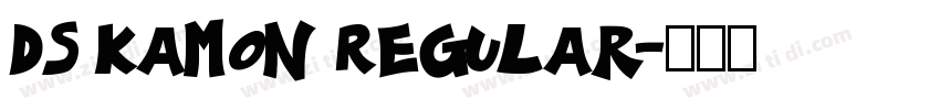 DS KaMon Regular字体转换